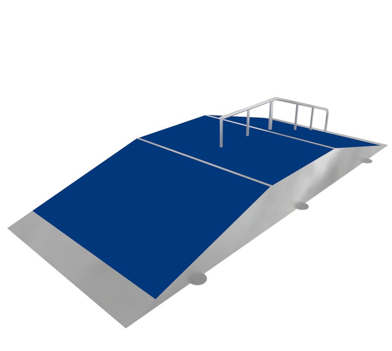 Skate Launch Box & Rail Parkutstyr for offentlig bruk