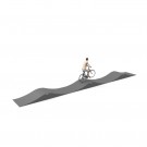 Pumptrack 15 m i kompositt for hardt underlag thumbnail