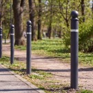 Avtakbar fleksibel pullert RONDOFLEX med plastbase thumbnail