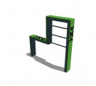 WALL H BASIC TRIPLE RACK thumbnail