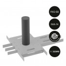 Sikkerhetspullert DEFENDER M30 FR for grunt fundament thumbnail