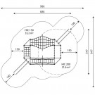 WOODEN WD1453 Klatreapparat thumbnail