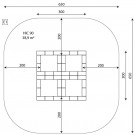 JUMPOO 2220 Trampoline 300x300cm thumbnail