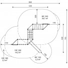 WOODEN WD1452 Klatreapparat thumbnail