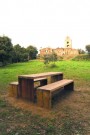 GAVARRES Picnic Table 2040x810 + 2 benches thumbnail