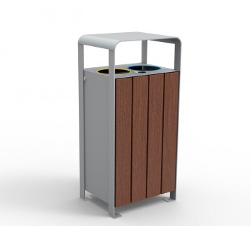 ECOSENS LITTER BIN - PA662S2 med 2 innkast