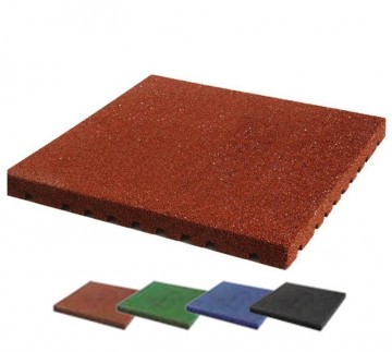 Fallmatter 500x500x40mm (pris pr m²)- for 1,3m fallhøyde