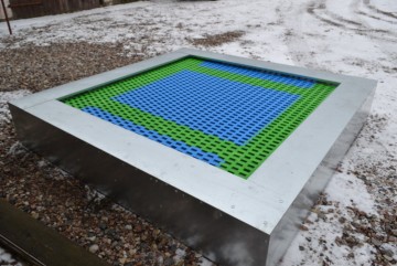 KVADRATISK Trampoline 180