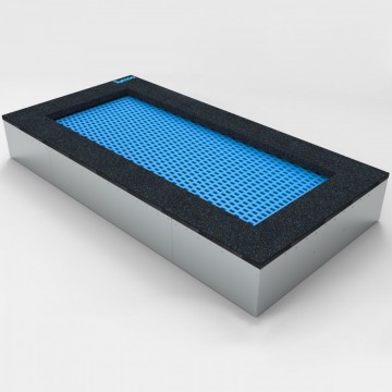 REKTANGULÆR Trampoline 100x250