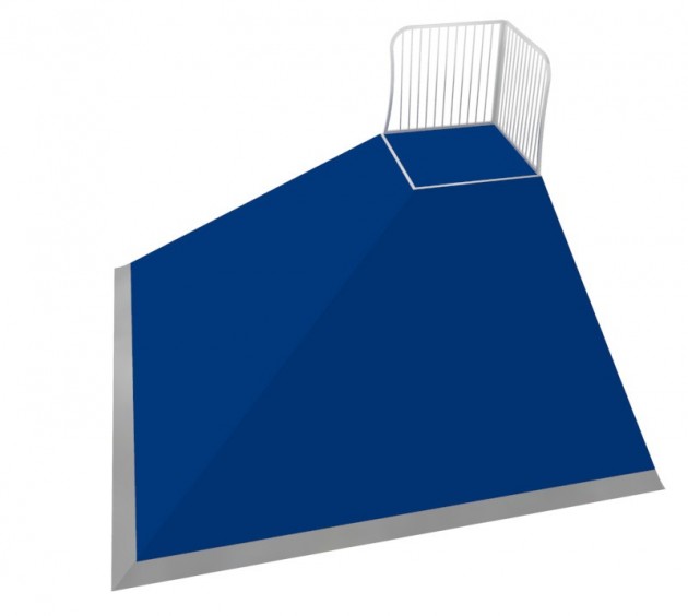 Skate Corner Bank Parkutstyr for offentlig bruk