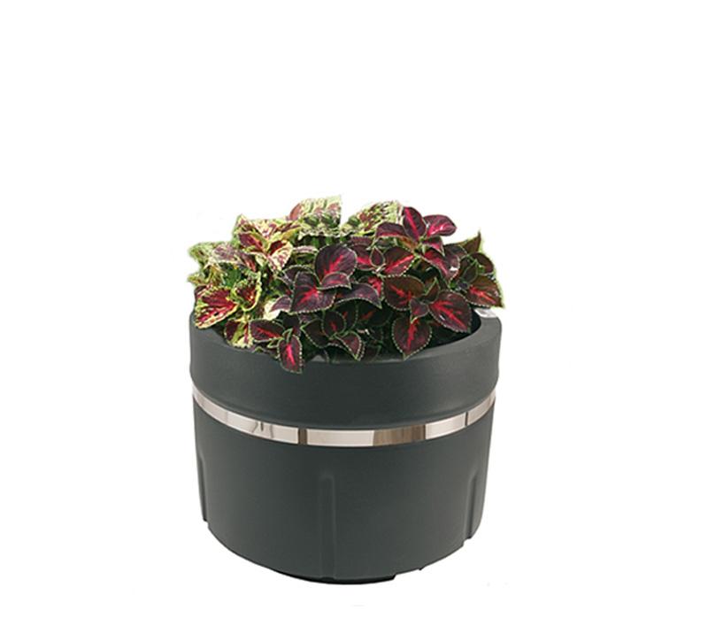 ARO INOX Flower planter Ø810X560mm Black Oxiron