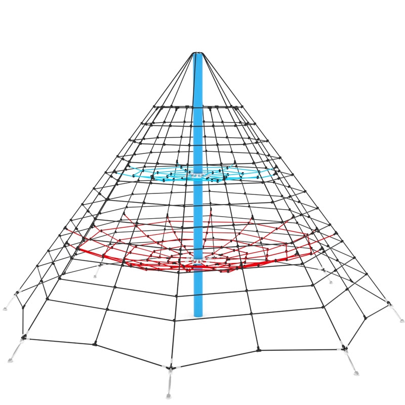 Klatrepyramide 450cm høyde for 44 barn!